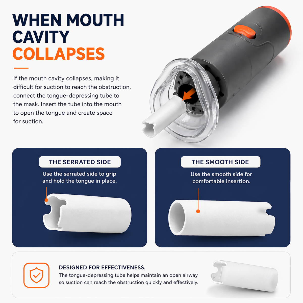 SaveVac™ Emergency Anti Choking Device