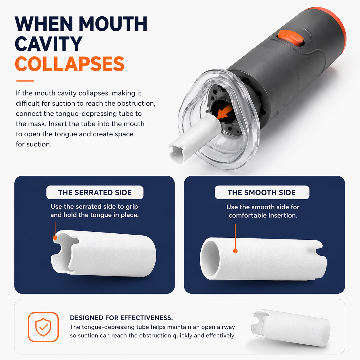 SaveVac™ Emergency Anti Choking Device